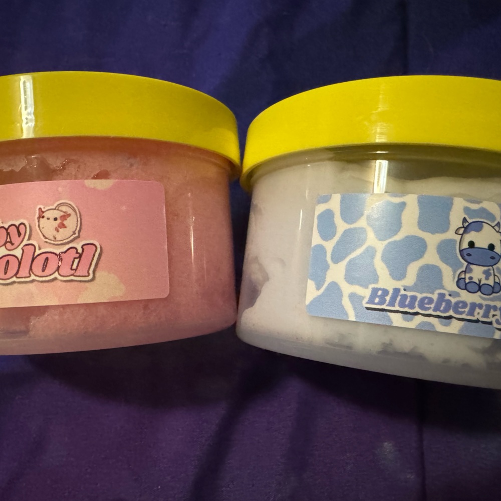 Peachy bbies slime set of two